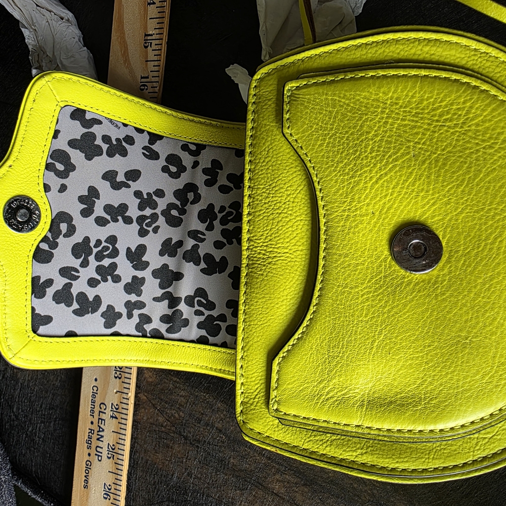 rebecca minkoff, mini sydney crossbody, electric yellow.